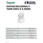 DUCHA BALLERINA 3T 220V X 5.350W ZAGONEL 