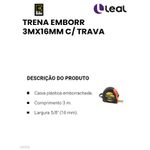 TRENA EMBORRACHADA 3MX16MM COM TRAVA EDA