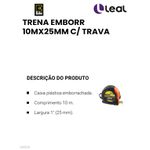 TRENA EMBORRACHADA 10MX25MM COM TRAVA EDA