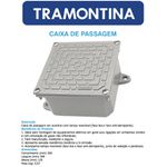 CAIXA DE PASSAGEM AL 300X300X120MM - TRAMONTINA 56123004