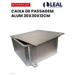 CAIXA DE PASSAGEM 30X30X12 cm C/ TAMPA REVERSÍVEL E VEDAÇÃO CPS30