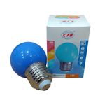 LAMPADA BOLINHA LED 127V 3W AZ E27 CTB BLBP-1W 127V AZ 2563