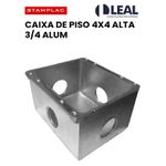 CAIXA DE PISO 4X4 ALTA 3/4 ALUM STAMPLAC