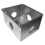 CAIXA DE PISO 4X4 ALTA 3/4 ALUM STAMPLAC