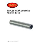 NIPLE PARA LUSTRE 100MM C/10