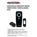 CONTROLE REMOTO INFRA VERMELHO PARA VENTILADOR PRETO 