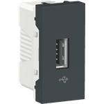 MODULO TOMADA USB 1A GRAFITE ORION