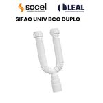 SIFÃO UNIVERSAL BRANCO DUPLO 