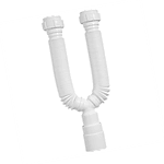SIFÃO UNIVERSAL BRANCO DUPLO 