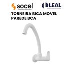 TORNEIRA BICA MÓVEL PAREDE BRANCA SOCEL 
