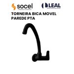 TORNEIRA BICA MÓVEL PAREDE PRETA SOCEL 