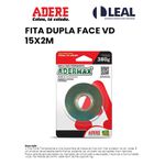 FITA DUPLA FACE VD 15X2M ADERE 