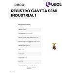 Registro de Gaveta para Uso Semi Industrial 1" 