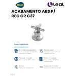 ACABAMENTO ABS P/ REG CR C37 DECA / DOCOL 3/4 BLUKIT 