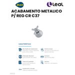 ACABAMENTO METALICO P/ REG CR C37 DECA / DOCOL 3/4 BLUKIT 
