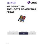 KIT DE PINTURA ANTI-GOTA COMPLETO 6 PECAS 