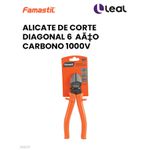 ALICATE DE CORTE DIAGONAL 6" AÇO CARBONO 1000V FAMASTIL 