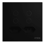 INTERRUPTOR SMARTECK 4X2" 2 MÓDULOS TOUCH SINT4P2P2