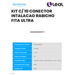 KIT C/ 10 CONECTOR INTALACAO RABICHO FITA ULTRA BLUMENAU