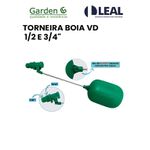 TORNEIRA BOIA VERDE 1/2 E 3/4" GARDEN 