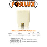 PORTA LAMPADA PORCELANA E27 4A - LISO 