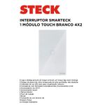 INTERRUPTOR SMARTECK 4X2" 1 MÓDULO TOUCH BCO 