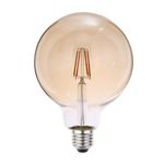 LAMPADA BULBO G125 174MM FILAMENTO LED 4W BIV 2400K E27 BLUMENAU