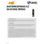 ANTIRRESPINGO C/ SILICONE 280ML MUNDIAL PRIME 