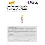 SPRAY USO GERAL AMARELO 400ML MUNDIAL PRIME 