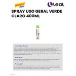 SPRAY USO GERAL VERDE CLARO 400ML MUNDIAL PRIME 