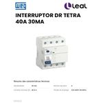 INTERRUPTOR DR TETRA 40A WEG