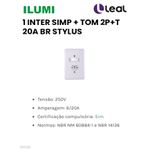 1 INTER SIMP + TOM 2P+T 20A BR STYLUS 