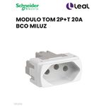 MODULO TOMADA 2P+T 20A BRANCO MILUZ