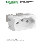 MODULO TOMADA 2P+T 20A BRANCO MILUZ