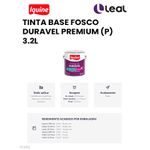 TINTA BASE FOSCO DURAVEL PREMIUM (P) 3,2L