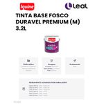 TINTA BASE FOSCO DURAVEL PREMIUM (M) 3,2L