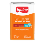 TINTA ACRIÍLICA DELANIL RENDE MUITO STANDARD BRANCO NEVE LATA 18L IQUINE