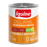 Tinta Esmalte Sintético Brilhante Delanil Madeiras e Metais 112,5ml Branco Neve IQUINE