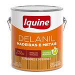 Tinta Esmalte Brilhante Delanil Madeiras e Metais 3L Vermelho IQUINE