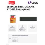 Tinta Esmalte Sintético Brilhante Delanil Madeiras e Metais 112,5ml Preto IQUINE