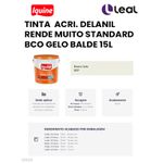 TINTA ACRÍLICA DELANIL RENDE MUITO STANDARD BRANCO GELO BALDE 15L IQUINE