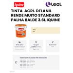 TINTA ACRIÍLICA DELANIL RENDE MUITO STANDARD PALHA - GALÃO 3,6L IQUINE