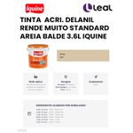 TINTA ACRI. DELANIL RENDE MUITO STANDARD AREIA - GALÃO 3,6L IQUINE