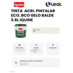 TINTA ACRÍLICA PINTALAR ECO. BRANCO GELO BALDE 3,6L IQUINE