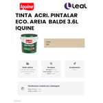TINTA ACRÍLICA PINTALAR ECO. AREIA BALDE 3,6L IQUINE