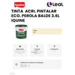 TINTA ACRÍLICA PINTALAR ECO. PÉROLA BALDE 3,6L IQUINE