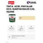 TINTA ACRÍLICA PINTALAR ECO. MARFIM BALDE 3,6L IQUINE