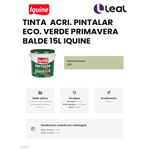 TINTA ACRÍLICA PINTALAR ECO. VERDE PRIMAVERA BALDE 15L IQUINE