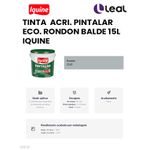 TINTA ACRÍLICA PINTALAR ECO. RONDON BALDE 15L IQUINE