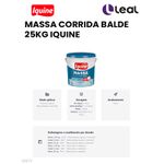 MASSA CORRIDA BALDE 25KG IQUINE